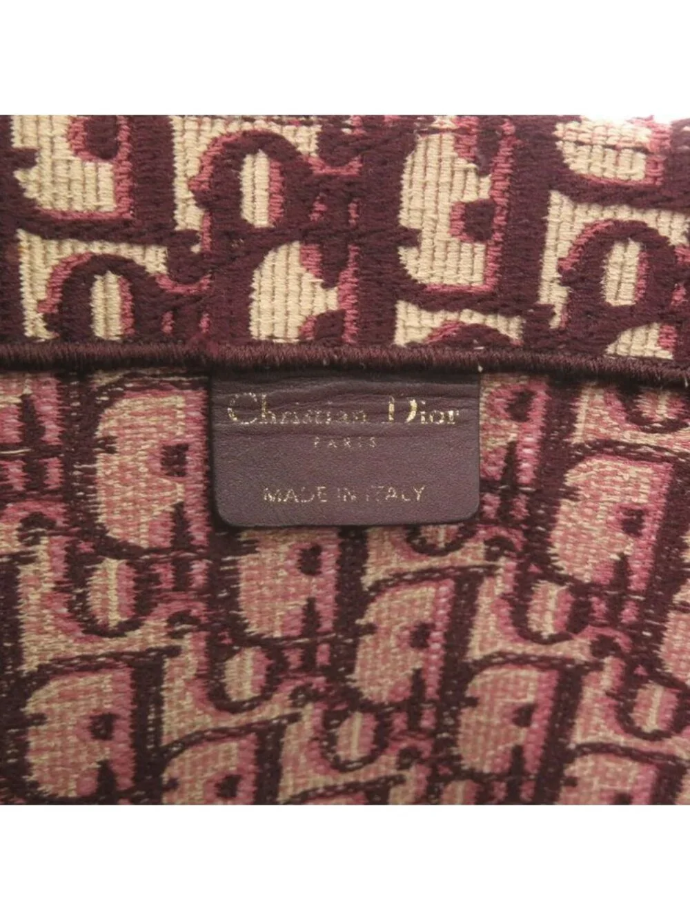 Dior Book Tote Bag Large Oblique Canvas Bordeaux